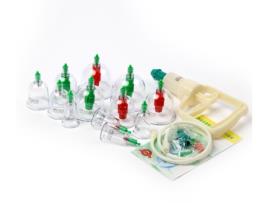 Kit de 12 Ventosas com Pistola e Acessórios LIMIA CARE