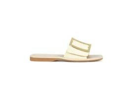 Mules de Mulher LPB Damia Salto Plano Amarelo Biqueira Multicor (36)