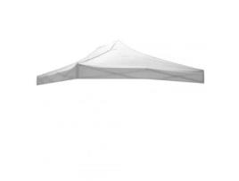 Telhado Impermeável Branco 3X4.5 para Substituição de Gazebo Dobrável 49483 DIVINA GARDEN