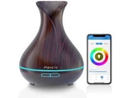 Humidificador + Difusor de Aromas Castanho Escuro Smart Wi-Fi