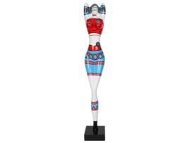 Kristen Feminina Figura 19X15X101 Cm Multicolorida