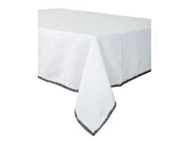 Toalha de mesa de linho Luri Branco 160 x 300 cm Haomy