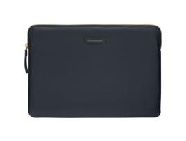 Bolsa para Laptop DBRAMANTE1928 Paris Couro de Flor Integral Cinza 13 Unissex