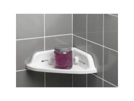 Prateleira de Chuveiro de Canto com Ventosas de Plástico Fortes