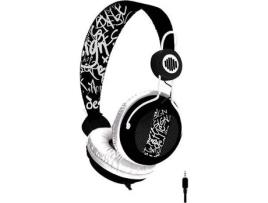 Auscultadores B-MOVE BM-AUB05 (Over Ear - Preto)