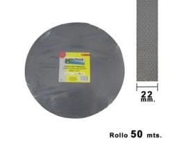 Fita cega Wolfpack cinza 22 mm. Rolo 50 Metros LINHA PROFISSIONAL WOLFPACK