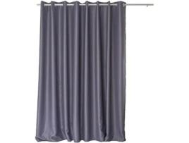 Cortina Blackout Obskur 300 X 240 Cm Cor Cinza Escuro ENJOY HOME