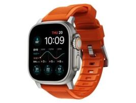 NOMAD Pulseira para Apple Watch 6-9/Se/Ultra/Ultra 2 Laranja