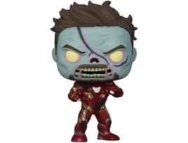 Figura Funko WHAT IF Homem de Ferro Zombie Glow Exclusiva EUA Pop! Vinyl