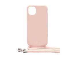 Capa para iPhone 12 CASYX Silicone Rosa