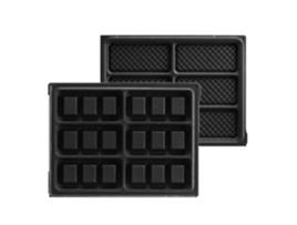 6 Mini Placas De Waffle Para Tarti'Waffles  - 020322 - Lagrange