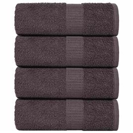 vidaXL Panos 4 pcs 15x21 cm 360 gsm 100% algodão antracite