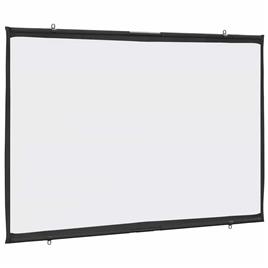 vidaXL Tela de projeção parede suspensa 72' 16:9
