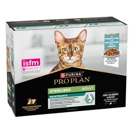 PURINA PRO PLAN Cat Sterilised Adult Maintenance 10 x 85 g - Peixe de mar