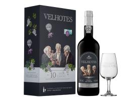 Vinho Porto Velhotes 10 Anos+calice 0.75l