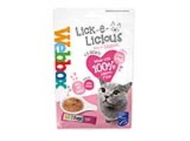 Snack Gato Webbox Lick&licious Salmão 4x20g