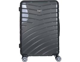 Mala De Viagem Grande Rígida Airport Cinzento Escuro 8 Rodas 75cm