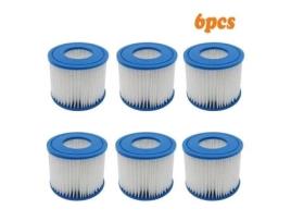 6 Unidades Cartucho de Filtro de Piscina Substituição Tamanho Vi para Lai-Z-Spa Miami Vegas Palm Paris AIHONTAI