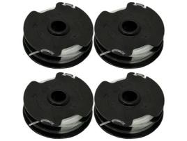 Conjunto de 4 Carretéis de Reposição para Cortador de Escova Sem Fio Parkside Prta 20-Li C3 Ian351753U953 CHICHENG