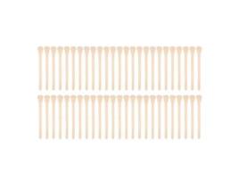 DIOCHE Bastão de Cera de Madeira Aplicador de Cera de Madeira 50 Peças em Forma de Guitarra Aplicador de Espátulas de Cera