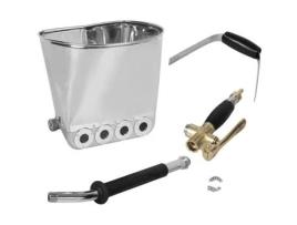 Pistola de Argamassa de Parede Pá de Estuque Concha de Funil Pistola de Cimento Pulverizador de Estuque de Ar Gesso OUTAD