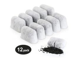 12Pcs Filtros de Água de Carbono Ativado de Substituição para Máquinas de Café e Cafeteiras CUISINART