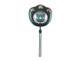 Aquecedor Elétrico Recarregável de Mão Usb Cor Verde 1200Mah Mini Formato de Garra de Gato em AIHONTAI