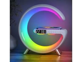 White-Uk-Smart Mood Lamp Alto-Falante Bluetooth Carregador Sem Fio Lâmpada de Cabeceira AIHONTAI