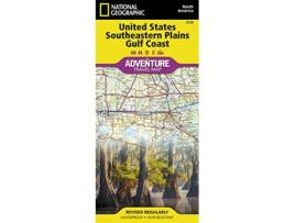 Livro United States, Southeastern Plains And Gulf Coast Adventure Map de National Geographic Maps (Inglês)