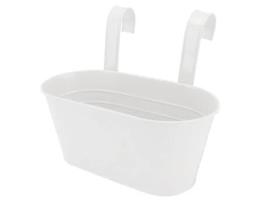 EBTOOLS Suporte para Plantas Suspensas Balde de Ferro para Vasos de Flores com Gancho Removível para Casa