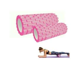 Pack 2 Unidades Rolo de Massagem para Pernas e Costas Dois Modelos Rosa MAGIC SELECT