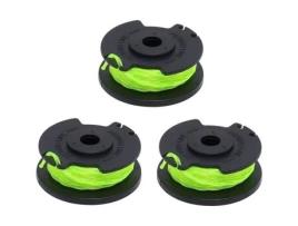 Cosmos-Pack de 3 Carretéis de Linha de Substituição para Ryobi Rac143 Rlt36B33 e Ry36Lt33A Cortador de Escova-02Mm61M KIMISS