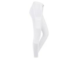 E.L.T. Calça de Montar com Reforço de Joelho de Silicone Micro Branco 36E.L.T.