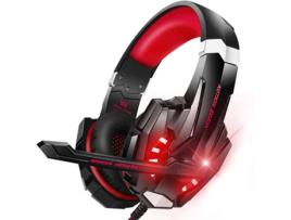 Auscultadores KOTION EACH G9000 (On Ear - MicroAuriculares - Vermelho)