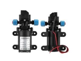 AKOZON Mini Bomba de Diafragma Bomba de Água 12V/60W 5L/Min Micro Bomba de Diafragma para Caravana Barco de Acampamento