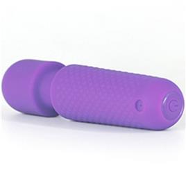 ARMONY - YOUR MAGIC MASSAGER E VIBRADOR RECARREGÁVEL 10 VIBRAÇÕES VARINHA PONTOS ROXO