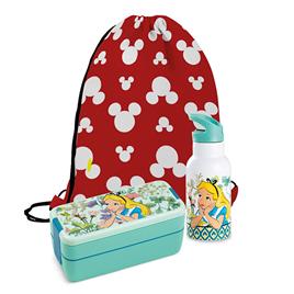 Egan Alicetales Lancheira + Garrafa Térmica Conjunto Com Bolsa