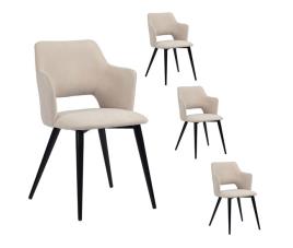 Meubles cosy conjunto de 4 cadeiras de jantar para cozinha