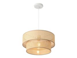 Abajur Ascot Dobe 1Xe27 Ø40Cm Rattan / Brancolux.Pro