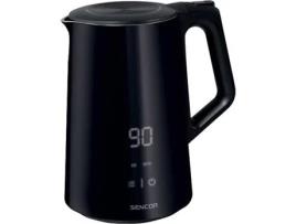 Swk 0590Bk Chaleira Elétrica de Temperatura Variável com Luz Led Interna Capacidade 1 5 L 2200W Preta SENCOR