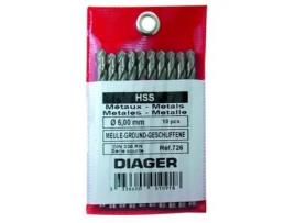 Broca para Metal Hss Pro com Diâmetro 05 DIAGER