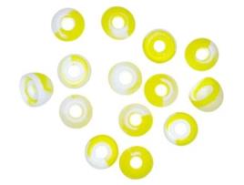 Almofadas de Silicone XCESSOR 7 Pares Conjunto de 14 Peças. Tamanho Médio. Amarelo