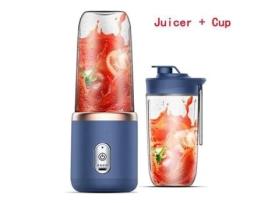 Dt10172-Liquidificador Portátil Conversível em Shaker 400Ml Azul GOTOTOP