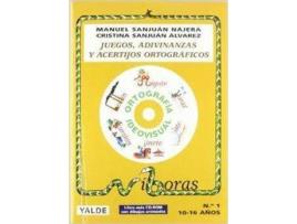 Livro Juegos,Adivinanzas Y Acertijos Ortog.(Libro+Cd) (10-18 Años) de Manuel Sanjuán Nájera, Cristina Sanjuán Alvarez (Espanhol)