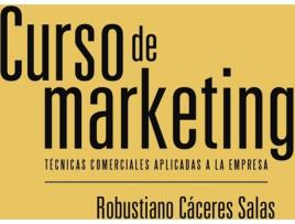 Livro Curso de marketing de Robustiano Cáceres Salas (Espanhol - 2016)