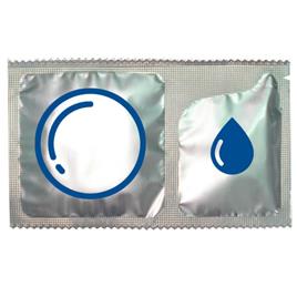 CONTROL 2 IN ONE TOUCH AND FEEL +  LUBRICANTE 6 UNIDADES