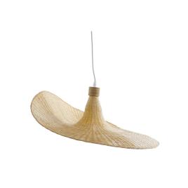 Candeeiro de teto DKD Home Decor Bambu Marrom claro (58 x 58 x 22 cm)