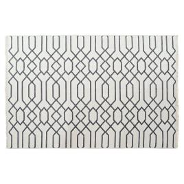 Tapete DKD Home Decor Branco Cinzento Poliéster Algodão (200 x 290 x 1 cm)