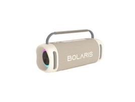 BOLARIS 5.4 Ipx6 Napoli Coluna Sem Fios Bluetooth de 60 W com Efeitos de Iluminação Led Bege