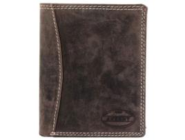 Carteira Fólio de Mulher AKZENT Genuíno Pele Castanho